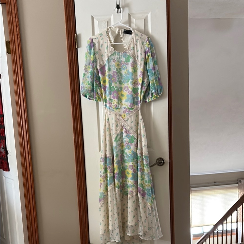Floral Multicolor Women's Dress